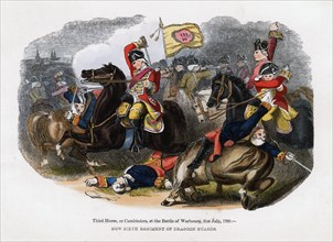 Third Horse, or Carabiniers, at the Battle of Warburg, 31st July 1760. Artist: Unknown