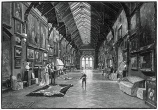 The Picture Gallery, Kilkenny Castle, c19th century. Artist: Unknown