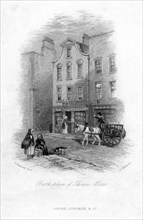 The Birth Place of Thomas Moore, Dublin, c19th century.Artist: James Tibbitts Willmore