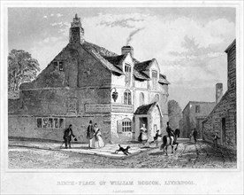 'Birth-Place of William Roscoe, Liverpool, Lancashire', 19th century. Artist: Unknown