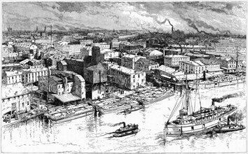 The City of Buffalo, 19th century. Artist: Unknown
