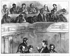 'Negro Senators in Congress - Washington', 1868. Artist: Unknown