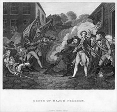 'The Death of Major Pearson', c1782-c1784. Artist: Unknown