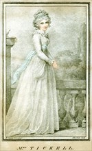 'Mrs Tickell', c1780-1810Artist: Richard Cosway