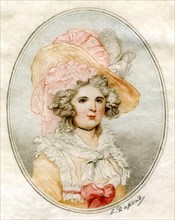 'Portrait of a woman', 18th century.Artist: Louis Dupont