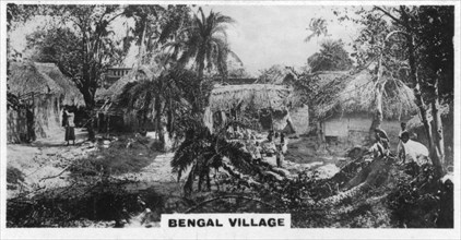 Bengal village, Calcutta, India, c1925. Artist: Unknown
