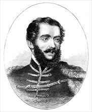 Louis Kossuth, Hungarian lawyer, politician and Regent-President, 1850. Artist: Unknown