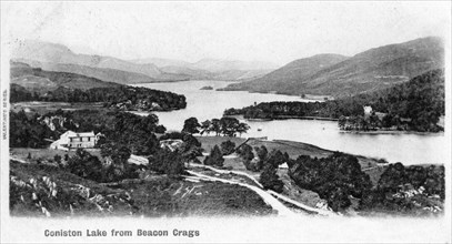 Coniston Lake, Lake District, Cumbria, 1902. Artist: Unknown