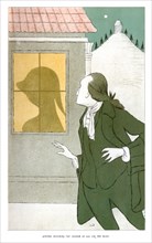 'Goethe Watching the Shadow of Lili on the Blind', 1904. Artist: Max Beerbohm