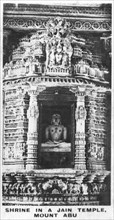 Shrine in a Jain temple, Mount Abu, Rajasthan, India, c1925. Artist: Unknown