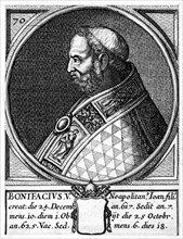 Boniface V, Pope of the Catholic Church. Artist: Unknown
