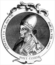 Benedict VII, Pope of the Catholic Church. Artist: Unknown