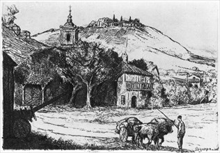 'Village en Biscaye', 1924. Artist: JP Tillac