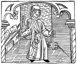 Toll collector, 15th century (1893). Artist: Unknown