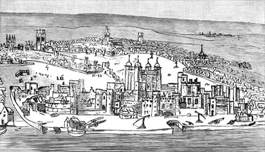 Tower of London, c1543, (1893). Artist: Unknown