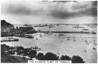 The Atlantic fleet at Torquay, 1936. Artist: Unknown