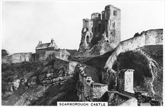 Scarborough Castle, 1936. Artist: Unknown