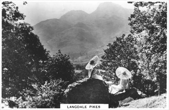 Langdale Pikes, Cumbria, 1936. Artist: Unknown