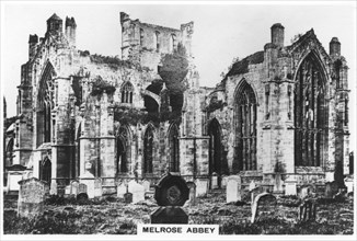 Melrose Abbey, Scotland, 1936. Artist: Unknown