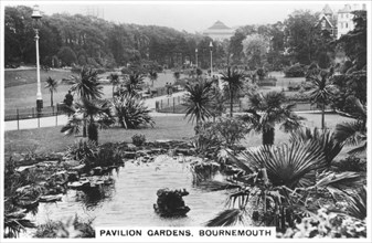 Pavilion Gardens, Bournemouth, Dorset, 1937. Artist: Unknown