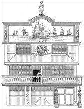 Front of the old East India House, London, 1894. Artist: Unknown