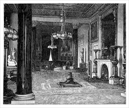 Queen Victoria's drawing-room, Osborne House, Isle of Wight. Artist: Unknown