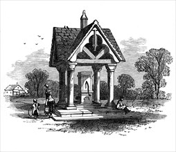 The well on Ockley Green, Surrey, 19th century. Artist: Unknown