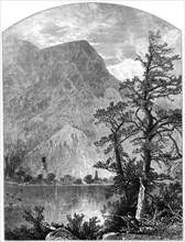 View of a spur of the Blue Mountains, Delaware Water Gap, New Jersey, USA, 1877. Artist: Unknown