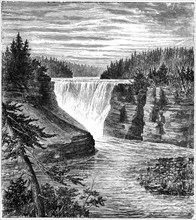 Kakabeka Falls, Ontario, Canada, 1877. Artist: Unknown