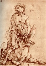 'Hercules Killing the Lion', 1913. Artist: Cosimo Tura