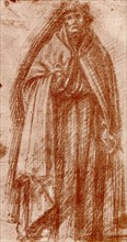 Study for the figure of an apostle, 1913.Artist: Fra Bartolomeo