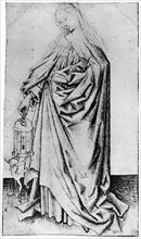 Sketch of a saint, 1913.Artist: Rogier Van der Weyden