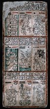 A page from the Dresden codex, Maya manuscript, 1901. Artist: Unknown