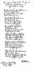 Poem by Dr Doddridge, 1746, (1840).Artist: Philip Doddridge