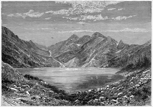 'The Fish Lake, Switzerland', 1879. Artist: Weber