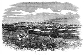 'The city of Melbourne, Australia', 1855. Artist: Unknown