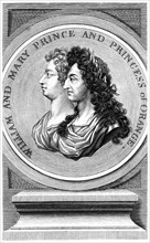 William and Mary, Prince and Princess of Orange. Artist: R White