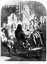 Queen Anne's (1665-1714) privy council. Artist: Unknown