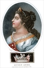 Queen Anne (1665-1714), 1804.Artist: J Chapman
