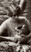 Gladys Cooper (1888-1971), English actress, early 20th century.Artist: Malcolm Arbuthnot
