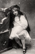 Decima Brooke in Little Red Riding Hood, 1907. Artist: Unknown