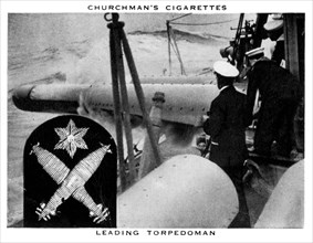 Leading Torpedoman, 1937.Artist: WA & AC Churchman