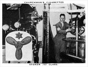 Stoker, (1st Class), 1937.Artist: WA & AC Churchman