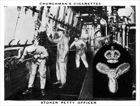 Stoker Petty Officer, 1937.Artist: WA & AC Churchman