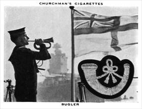 Bugler, 1937.Artist: WA & AC Churchman