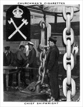 Chief Shipwright, 1937.Artist: WA & AC Churchman