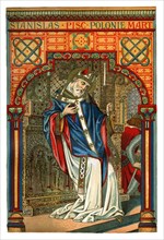 St Stanislas, 11th century Polish bishop and martyr, 1886. Artist: Unknown