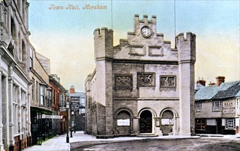 Town Hall, Horsham, 1906. Artist: Unknown