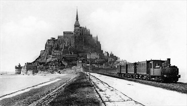 Mont-Saint-Michel, 20th Century.Artist: A L'Hermine