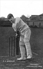 Cuthbert James Burnup (1875-1960), amateur cricketer and footballer, early 20th century.Artist: Bowden Bros.